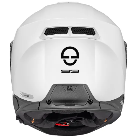 Каска SCHUBERTH S3 Glossy White – безопасност и елегантност