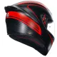 Каска AGV K1 S WARMUP MATT BLACK/RED – Спортен дизайн и функционалност