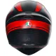 Каска AGV K1 S WARMUP MATT BLACK/RED – Спортен дизайн и функционалност