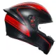 Каска AGV K1 S WARMUP MATT BLACK/RED – Спортен дизайн и функционалност