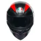 Каска AGV K1 S WARMUP MATT BLACK/RED – Спортен дизайн и функционалност