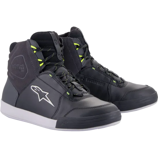 Мото кецове ALPINESTARS CHROME Waterproof BLK/GY/YL - Кецове за мотор от марка Alpinestars
