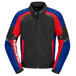 Текстилно мото яке SPIDI TEK NET BLACK/RED/BLUE