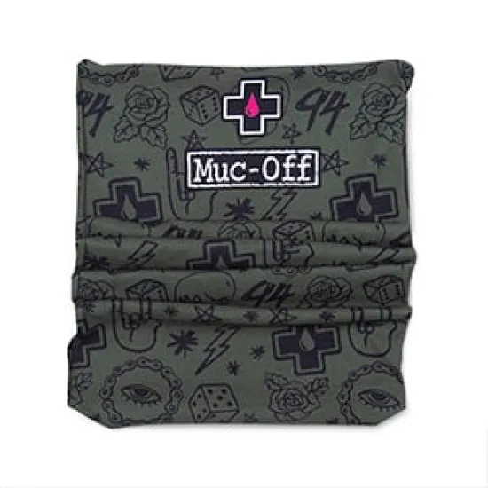 Мултифункционална кърпа Muc-Off Lightweight Neck Gaiter - Green Punk - Мото гараж от марка Muc-Off