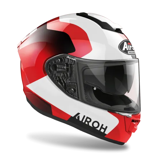 Каска AIROH ST 501 DOCK RED GLOSS с UV защита и Pinlock