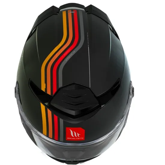 Каска MT THUNDER 4 SV MIL A11 MATT BLACK с Pinlock съвместим визьор и Bluetooth опция