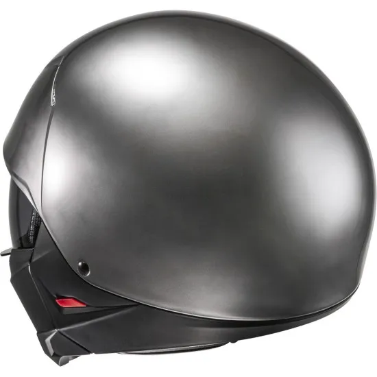 HJC i20 Hyper Silver – каска с визьор, маска и сребрист дизайн