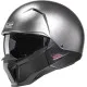 HJC i20 Hyper Silver – каска с визьор, маска и сребрист дизайн