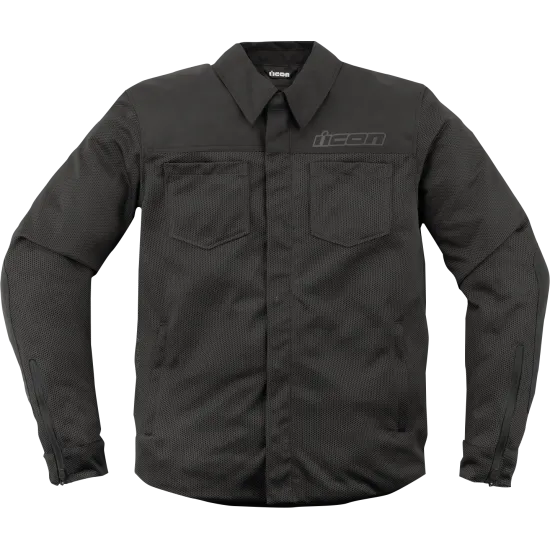Текстилно мото яке ICON UPSTATE MESH CE BLACK - Текстилни якета от марка ICON