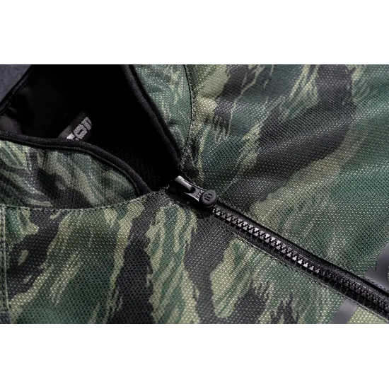 Текстилно мото яке ICON HOOLIGAN CE TIGER`S BLOOD GREEN - Текстилни якета от марка ICON