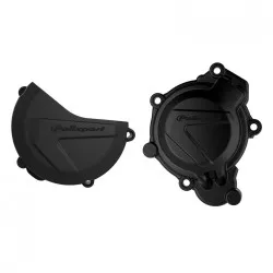 Комплект предпазители за двигател KTM XC/SX 125/200 2016-18 HUSQ TC 125 2016-18 BLACK