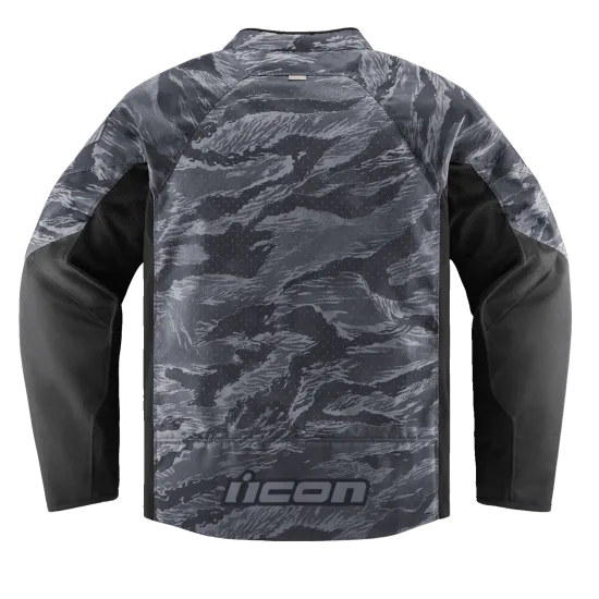 Текстилно мото яке ICON HOOLIGAN CE TIGER`S BLOOD GREY - Текстилни якета от марка ICON