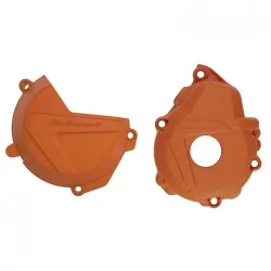 Комплект предпазители за двигател KTM EXCF/XCFW 250/350 2017- FE250/350 2019-   ORANGE