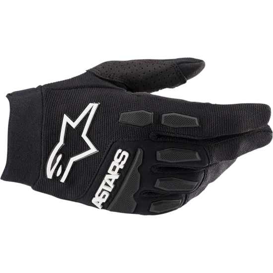 Мотокрос ръкавици ALPINESTARS FULL BORE BLACK/WHITE - Мотокрос ръкавици от марка Alpinestars