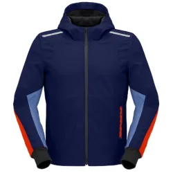 Мото суитшърт SPIDI HOODIE ARMOR LIGHT Navy/Red