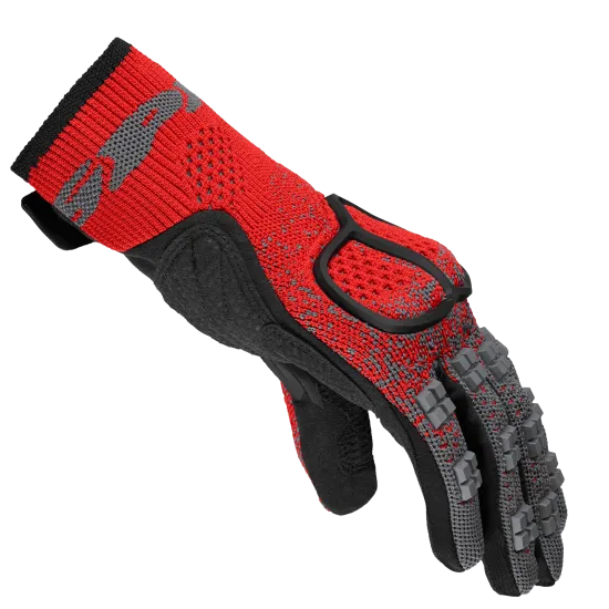Текстилни мото ръкавици SPIDI CROSS KNIT Red