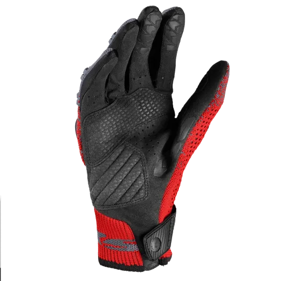 Текстилни мото ръкавици SPIDI CROSS KNIT Red