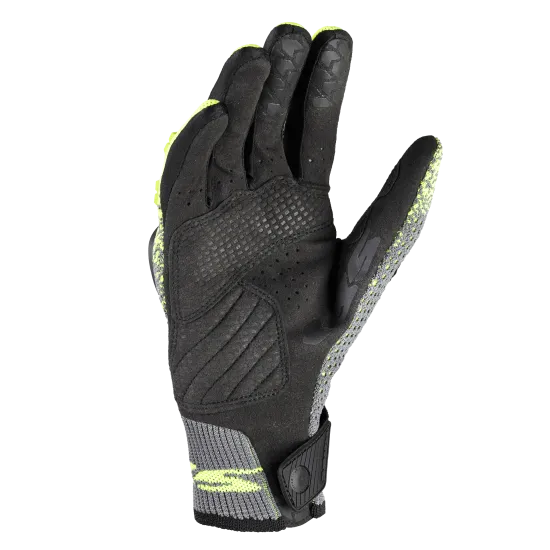 Текстилни мото ръкавици SPIDI CROSS KNIT YELLOW FLUO
