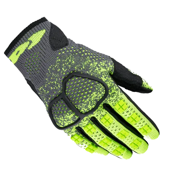 Текстилни мото ръкавици SPIDI CROSS KNIT YELLOW FLUO
