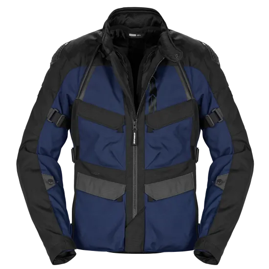 Текстилно мото яке SPIDI RW H2OUT Black/Blue - Текстилни якета от марка SPIDI