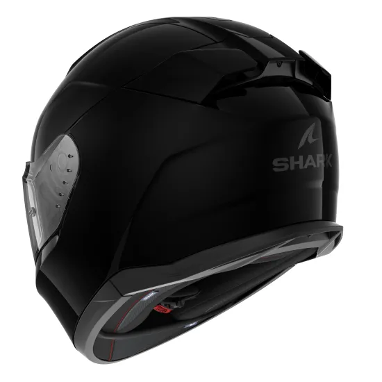 Каска SHARK D-SKWAL 3 BLACK GLOSS - с PINLOCK® 70 и вградени слънчеви очила