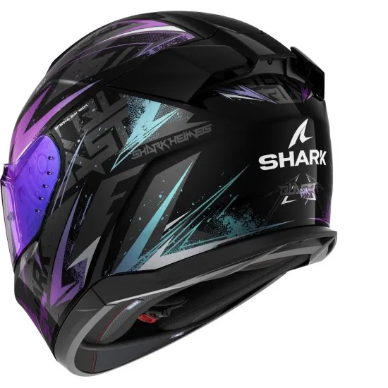 Каска SHARK D-SKWAL 3 BLAST-R GLOSS VIOLET - каска с PINLOCK® 70 и слънчеви очила