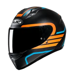Каска HJC C10 LITO BLACK/ORANGE/BLUE