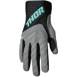 Дамски мотокрос ръкавици THOR WOMEN'S SPECTRUM FLO GRAY/BLACK