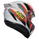 AGV K1 S E2206 BLIPPER GREY/RED – стилна спортна каска с модерен дизайн