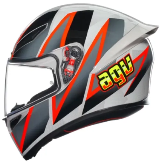 AGV K1 S E2206 BLIPPER GREY/RED – стилна спортна каска с модерен дизайн