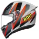 AGV K1 S E2206 BLIPPER GREY/RED – стилна спортна каска с модерен дизайн