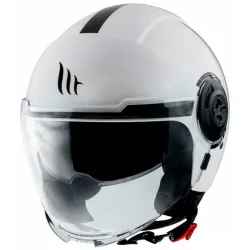 КАСКА ЗА СКУТЕР MT VIALE S SOLID A0 GLOSS WHITE
