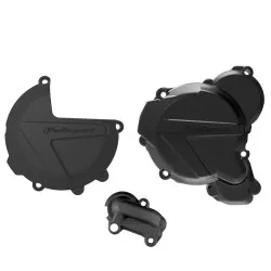 Комплект протектори за съединител и стартер POLISPORT KTM 250,300 EXC/XC-W PROTECTOR KIT BLACK 2017-22