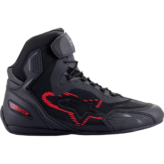 Мото боти ALPINESTARS Faster-3 Rideknit RED/GREY/BLACK – Модерни, устойчиви и защитни обувки за мотоциклетисти