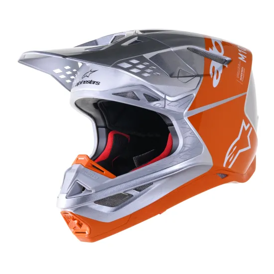 Мотокрос каска ALPINESTARS SM10 FLOOD ORANGE - Мотокрос каски от марка Alpinestars