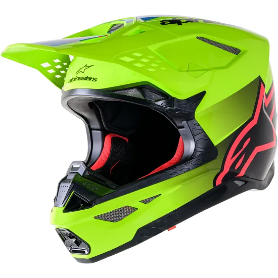 Мотокрос каска ALPINESTARS SM10 UNIT YL/BK - Мотокрос каски от марка Alpinestars