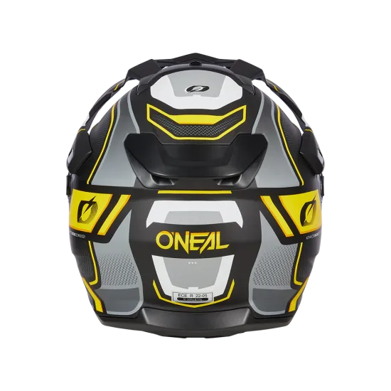Ендуро каска D-SRS SQUARE V.24 BLACK/GRAY/NEON YELLOW - Мотокрос каски от марка ONeal