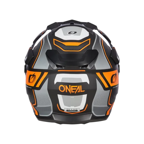 Ендуро каска D-SRS SQUARE V.24 BLACK/GRAY/ORANGE - Мотокрос каски от марка ONeal