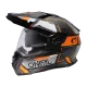 Ендуро каска D-SRS SQUARE V.24 BLACK/GRAY/ORANGE - Мотокрос каски от марка ONeal