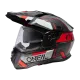 Ендуро каска D-SRS SQUARE V.24 BLACK/GRAY/RED - Мотокрос каски от марка ONeal