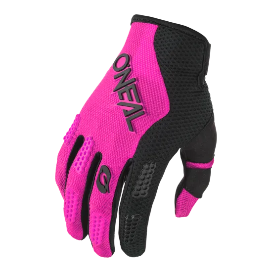 Дамски мотокрос ръкавици ONEAL ELEMENT RACEWEAR BLACK/PINK V.24 - Дамски текстилни ръкавици Дамски мотокрос ръкавици ONEAL ELEMENT RACEWEAR BLACK/PINK V.24 - Дамски текстилни ръкавици от марка ONeal
