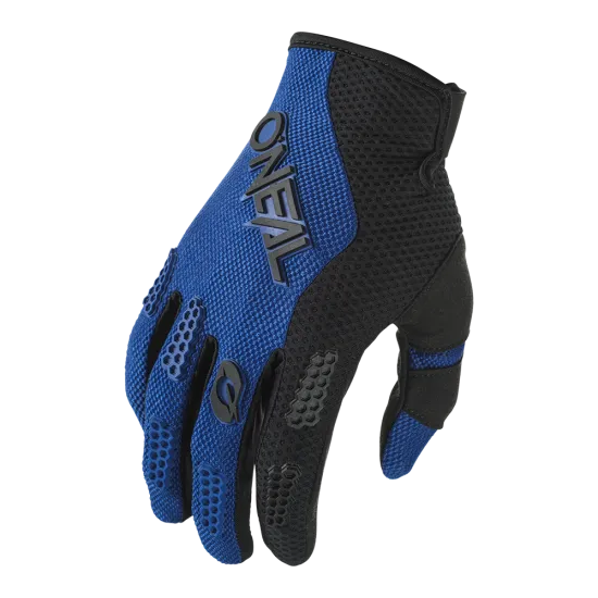 Мотокрос ръкавици O'NEAL Element Racewear Black/Blue V.24 - комфорт и гъвкавост