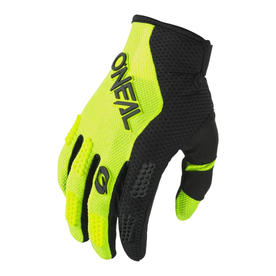 Мотокрос ръкавици O'NEAL Element Racewear Black/Neon Yellow V.24 - комфорт и гъвкавост