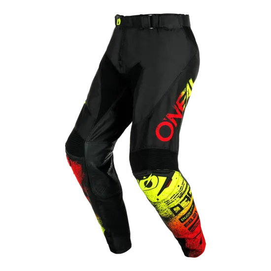 Мотокрос брич ONEAL MAYHEM SCARZ BLACK/RED V.24 - Мотокрос брич от марка ONeal