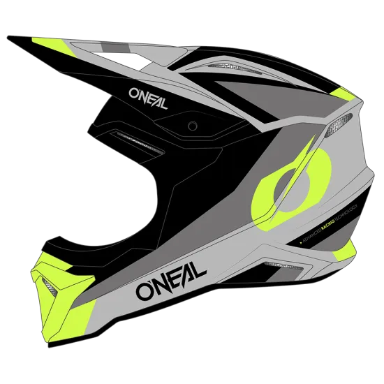 Детска каска ONEAL 1SERIES STREAM BLACK/NEON YELLOW V.24 - Детски каски за мотор Детска каска ONEAL 1SERIES STREAM BLACK/NEON YELLOW V.24 - Детски каски за мотор от марка ONeal