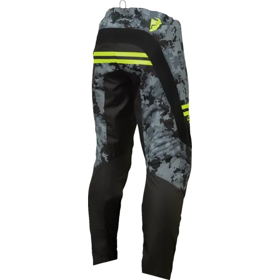 Детски мотокрос брич THOR YOUTH SECTOR DIGI BLACK/ACID - Детски брич панталони от марка Thor