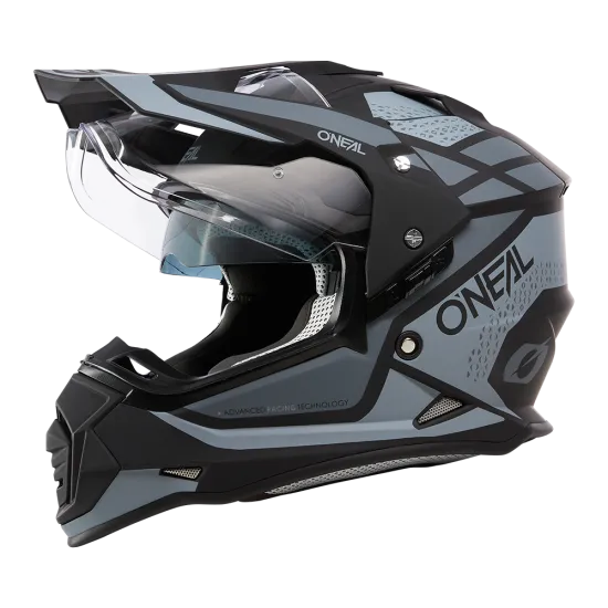 Ендуро каска ONEAL SIERRA II R BLACK/GRAY V.24 - Мотокрос каски от марка ONeal
