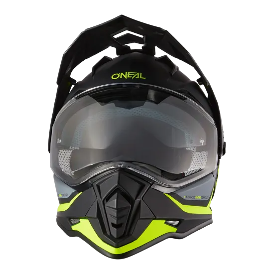 Ендуро каска ONEAL SIERRA II R NEON YELLOW/BLACK/GRAY V.24 - Мотокрос каски от марка ONeal