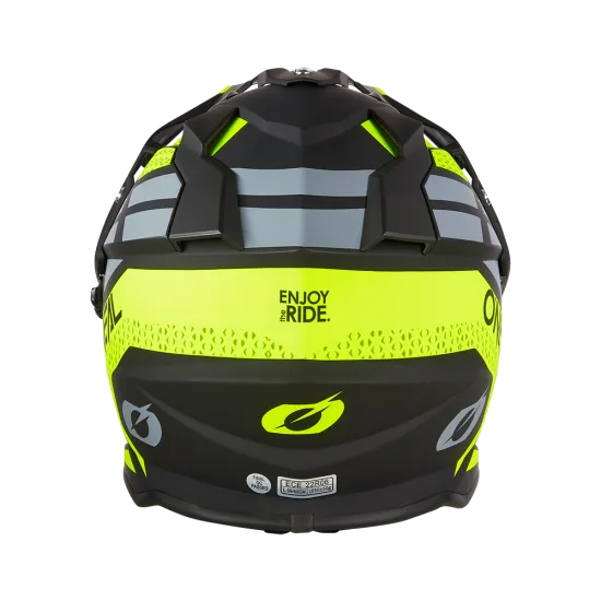 Ендуро каска ONEAL SIERRA II R NEON YELLOW/BLACK/GRAY V.24 - Мотокрос каски от марка ONeal