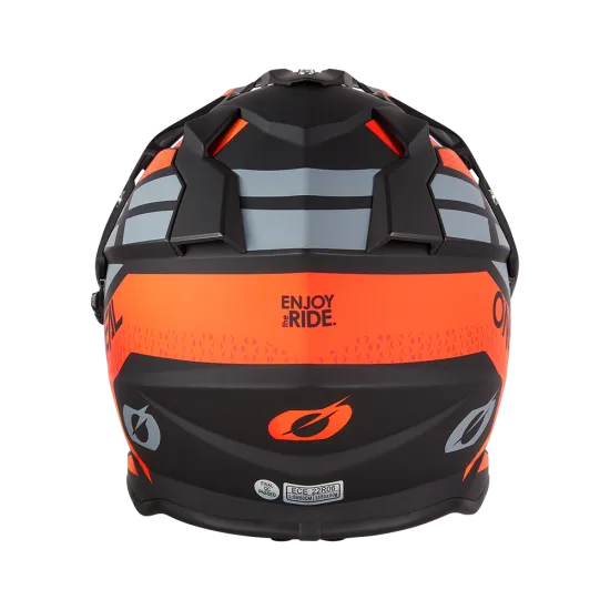 Ендуро каска ONEAL SIERRA II R ORANGE/BLACK/GRAY V.24 - Мотокрос каски от марка ONeal